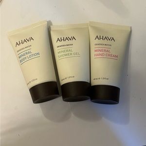 AHAVA Luxury SkinCare Brand Bundle, Shower Gel, Body Lotion, Hand Cream w/o box!